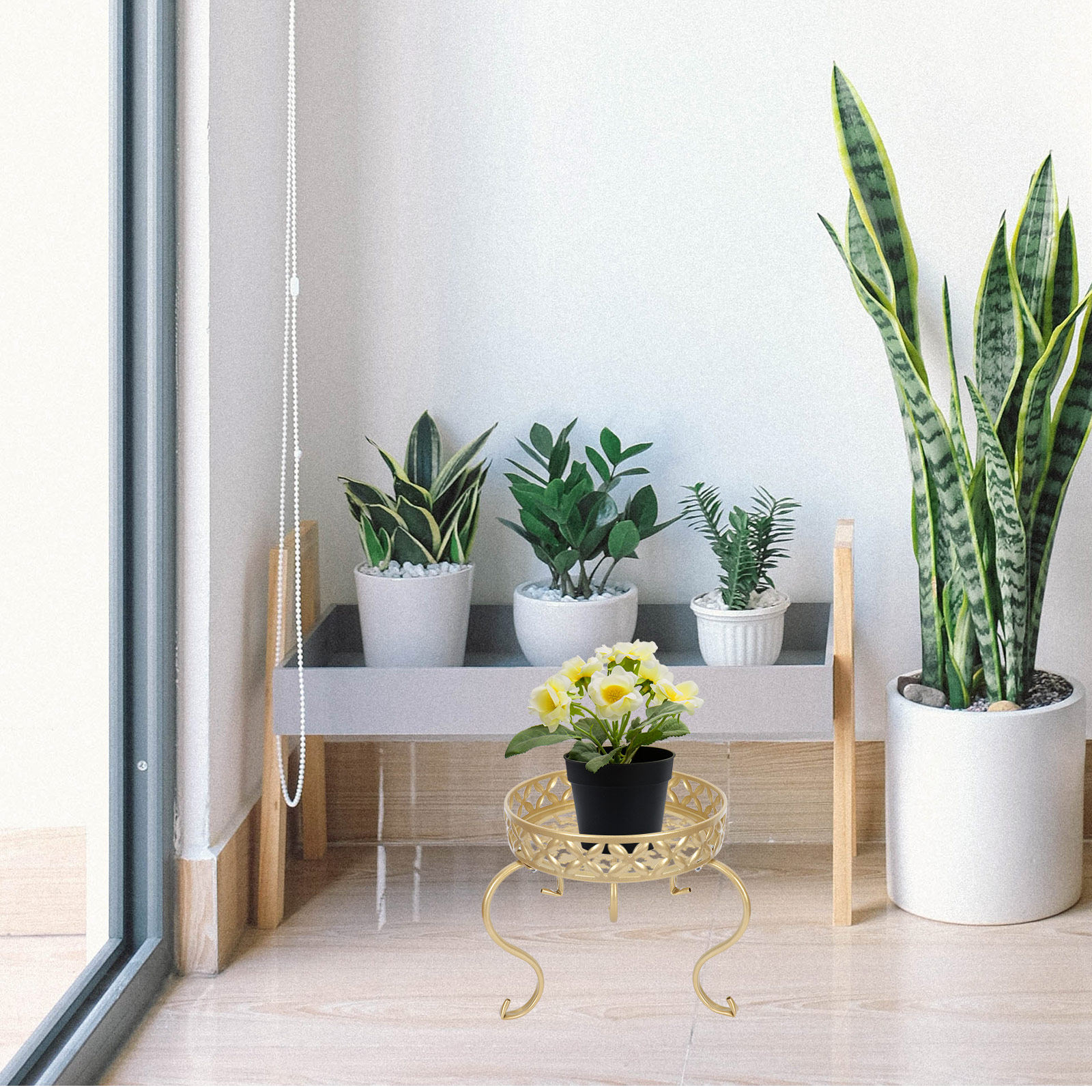 حامل نباتات حديدي، طاولة لأوان - مراجعة Bonsai Vertical Garden وسعره